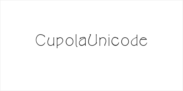 CupolaUnicode Logo