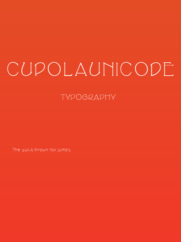 CupolaUnicode Poster