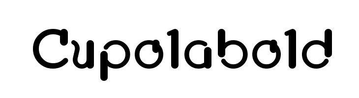 Cupolabold  les polices de caractères gratuit tlcharger