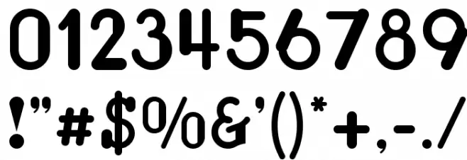 Cupolabold Font OTHER CHARS