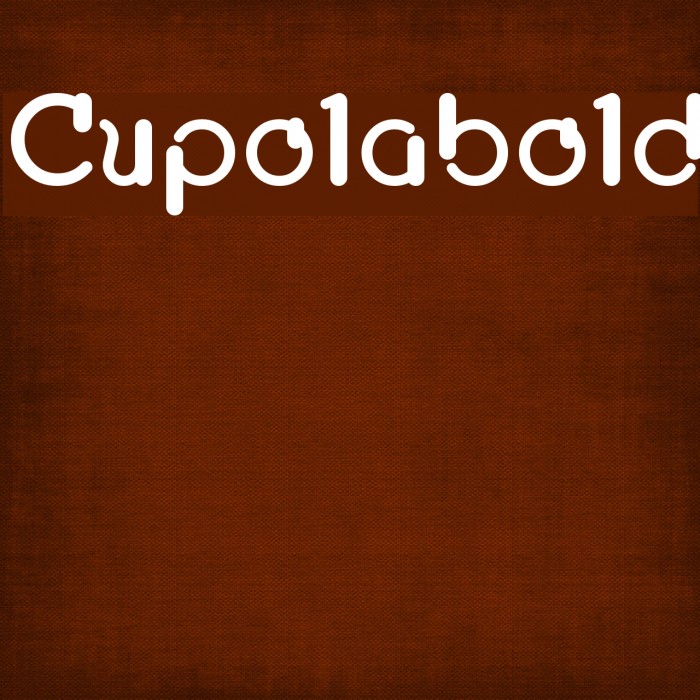 Cupolabold Example 1