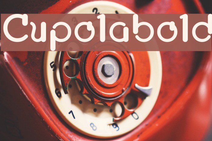 Cupolabold Example 3