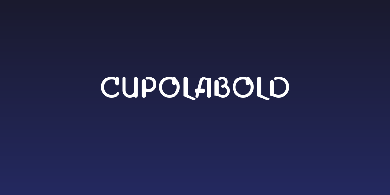 Cupolabold Social Header