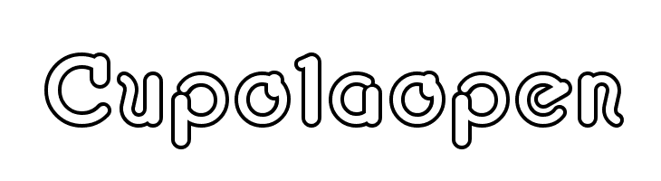 Cupolaopen Font