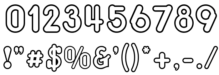 Cupolaopen Font OTHER CHARS