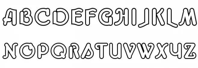 Cupolaopen Шрифта ВЕРХНИЙ