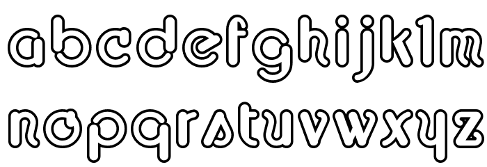 Cupolaopen Font LOWERCASE