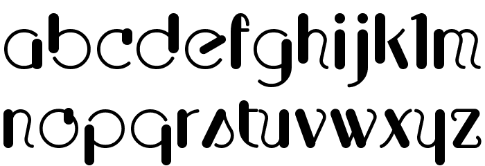 Cupolaregular Font LOWERCASE