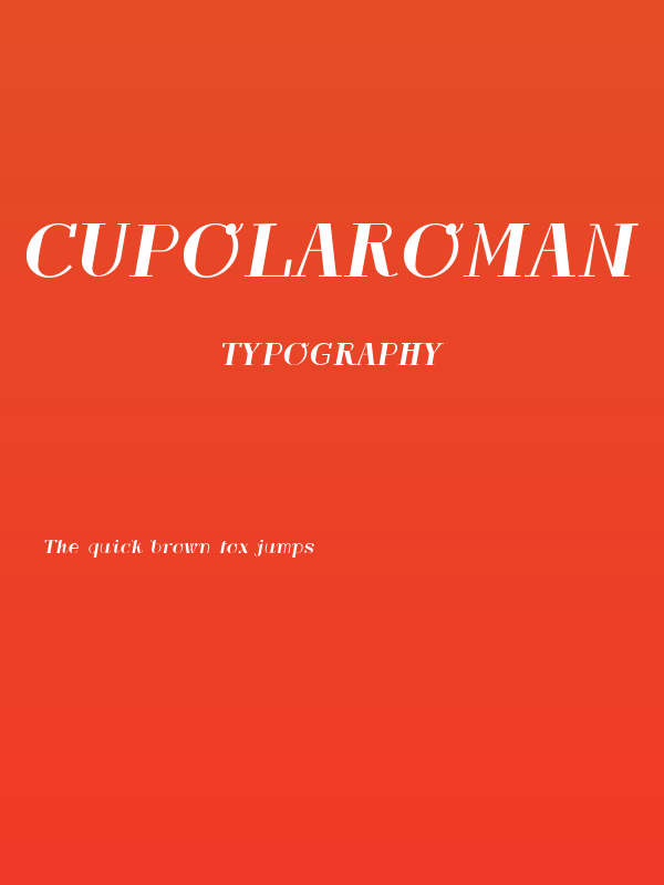 Cupolaroman Poster