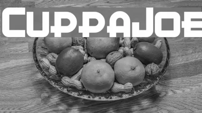 CuppaJoe フォント examples