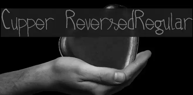 Cupper ReversedRegular Font examples