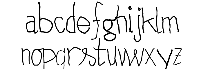 Cupper ReversedRegular Font LOWERCASE