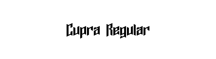 Cupra Regular  baixar fontes gratis