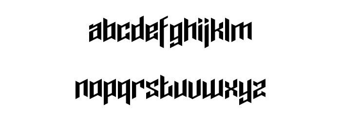 Cupra Regular Font LOWERCASE