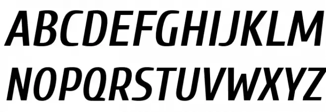Cuprum Bold Italic خط أحرف كبيرة
