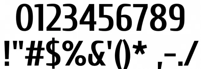 Cuprum Bold Font OTHER CHARS