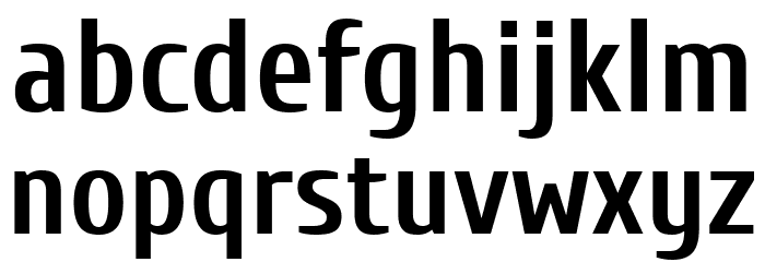 Cuprum Bold Font LOWERCASE