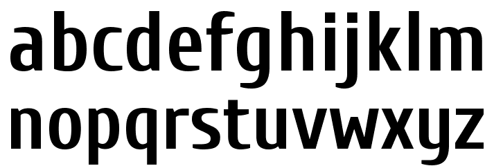 Cuprum Bold Font LOWERCASE