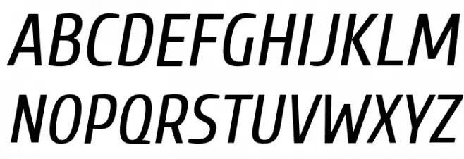 Cuprum Italic Fonte MAIÚSCULAS