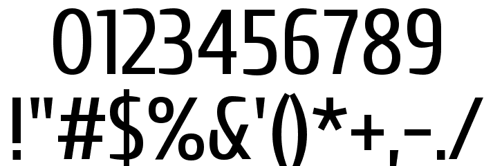 Cuprum Regular Font OTHER CHARS