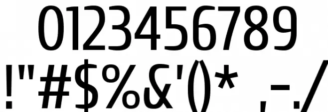 CuprumFFU Font OTHER CHARS