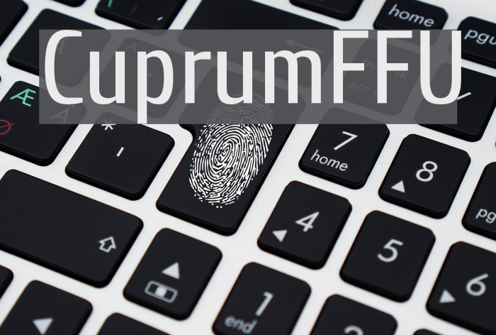 CuprumFFU Font examples