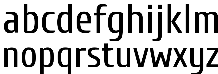 Cuprum Font LOWERCASE