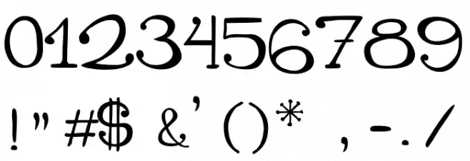 Cuqueta Font OTHER CHARS