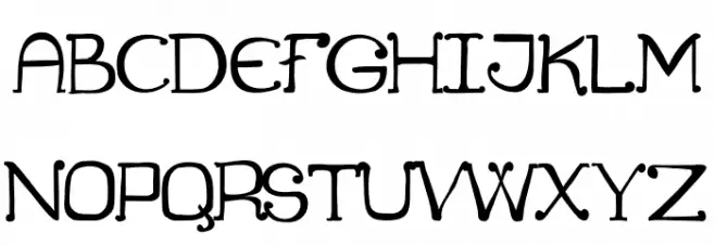Cuqueta 字体 大写