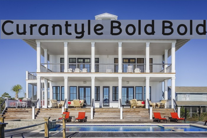 Curantyle Bold Bold Font examples