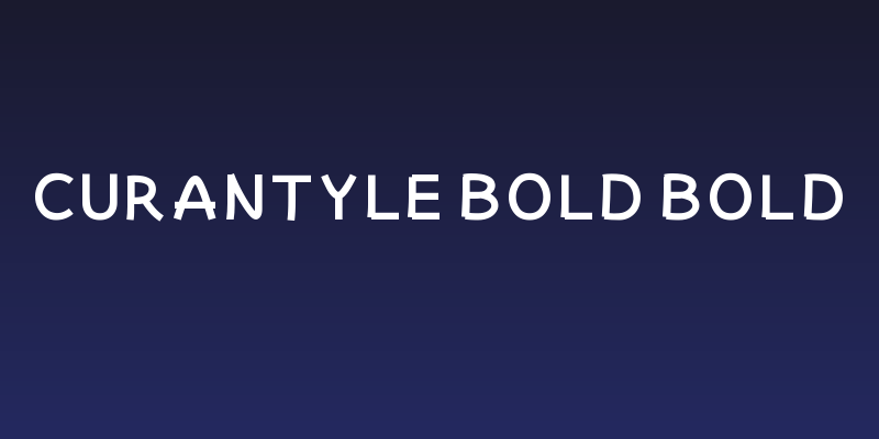 Curantyle Bold Bold Social Header