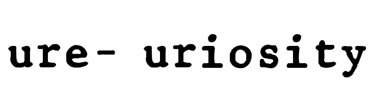 Cure- Curiosity  Free Fonts Download