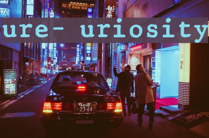 Cure- Curiosity Font examples