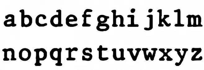 Cure- Curiosity Font LOWERCASE