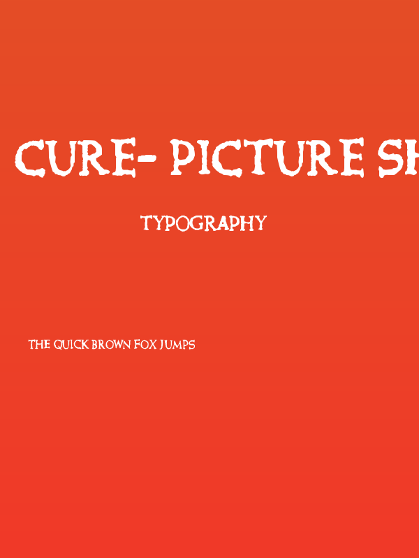 Cure- Picture Show Poster