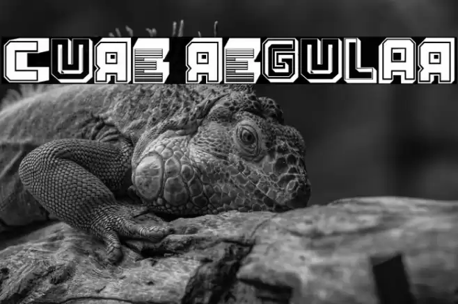 Cure Regular Font examples