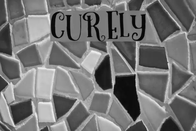 Curely Font examples