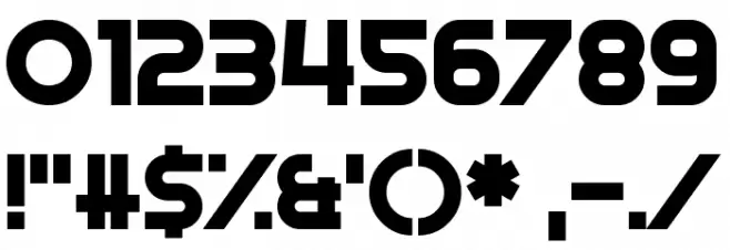 Curetro Font Alte caractere