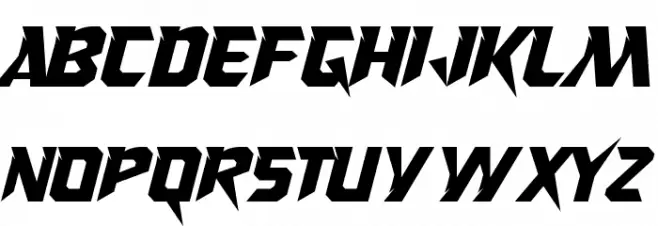 CuriousTrackDemo フォント 大文字