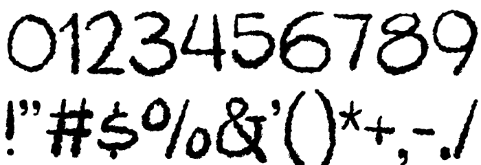 Curiousness DEMO Regular Font OTHER CHARS