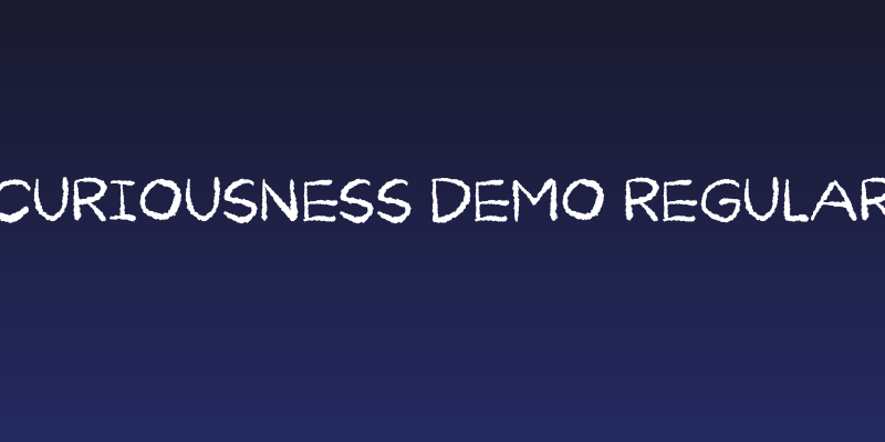 Curiousness DEMO Regular Social Header