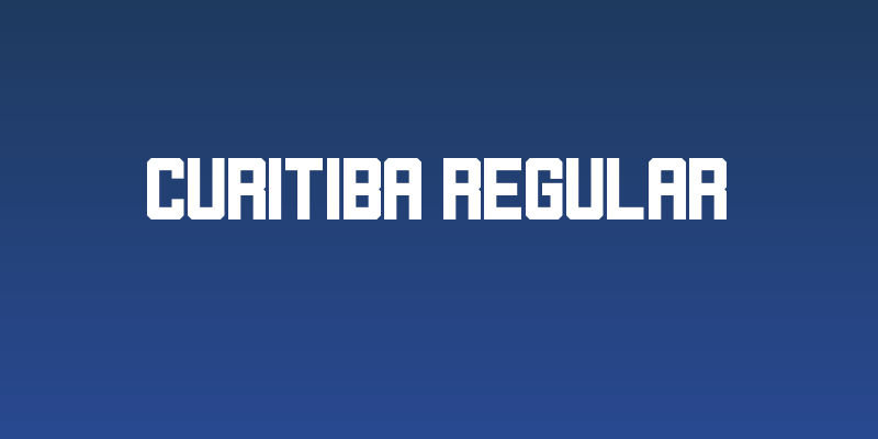 Curitiba Regular Social Header