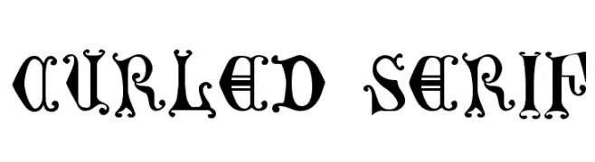 Curled Serif  フリーフォントのダウンロード