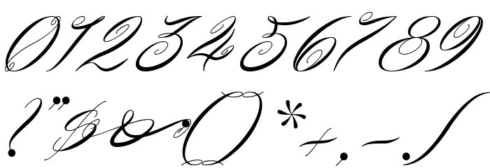 Curlings Font OTHER CHARS