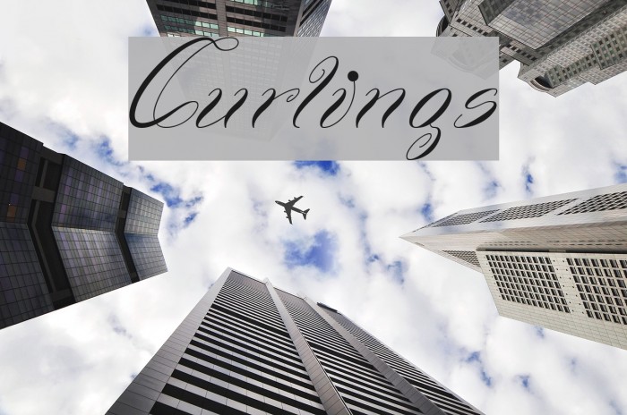 Curlings Font examples
