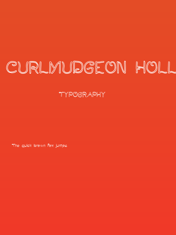 Curlmudgeon Hollow Poster