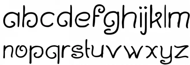 Curlmudgeon Шрифта строчной