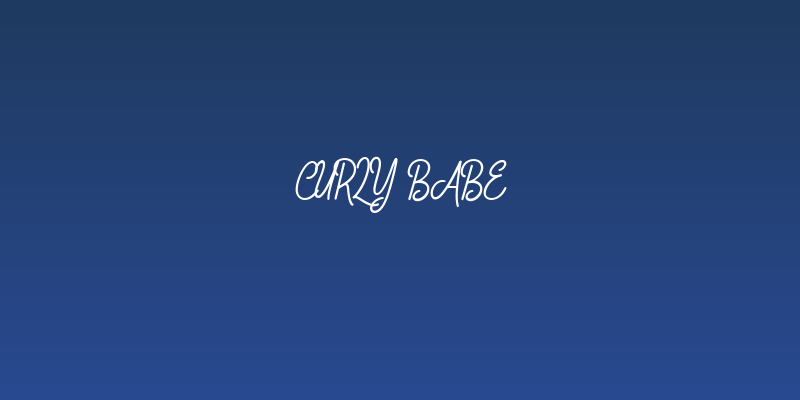Curly Babe Social Header