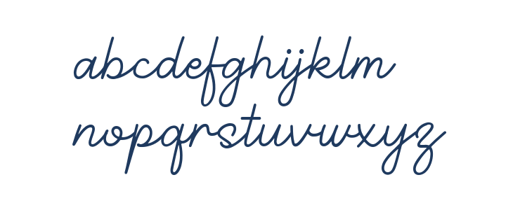 Curly Babe Lowercase