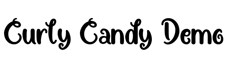 Curly Candy Demo  font caratteri gratis
